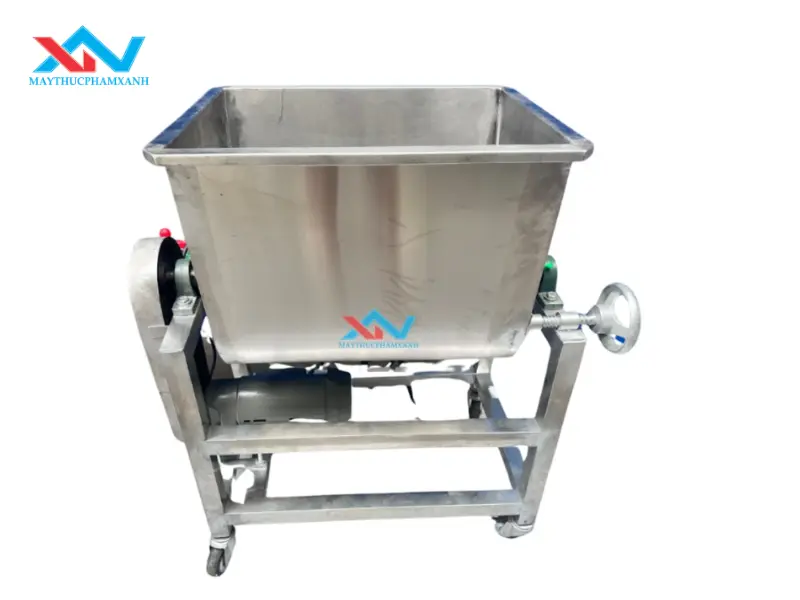 máy trộn thịt nằm ngang có trộn được bột không