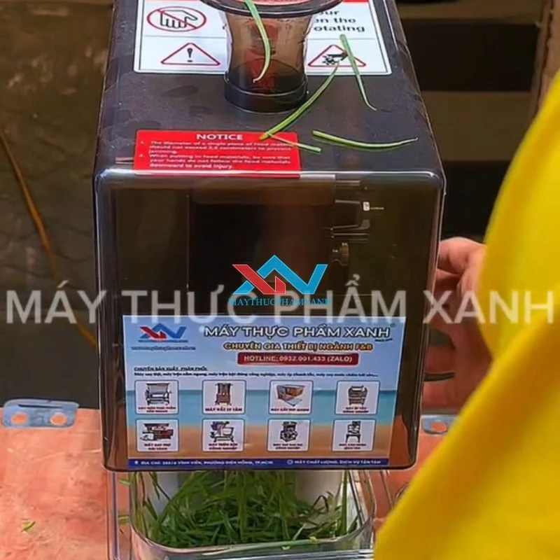 Máy chẻ hành lá rau củ S01