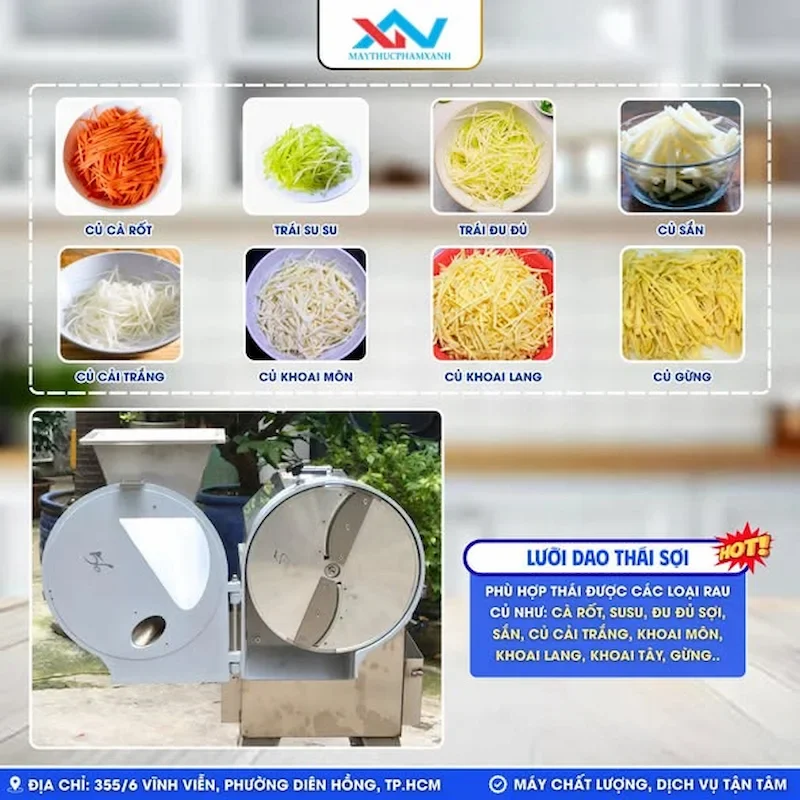 máy thái sợi khoai môn máy thái sợi khoai môn