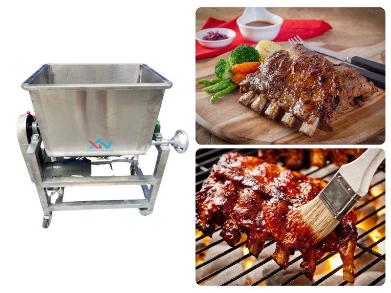 cách ướp sườn nướng nguyên tảng