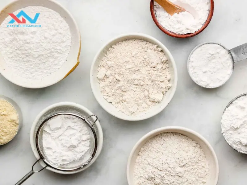 cách trộn bột không chứa gluten