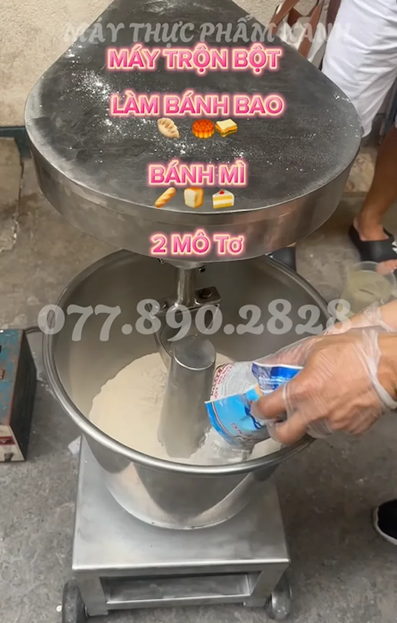 Ưu điểm vượt trội khi sử dụng máy trộn bột công nghiệp 