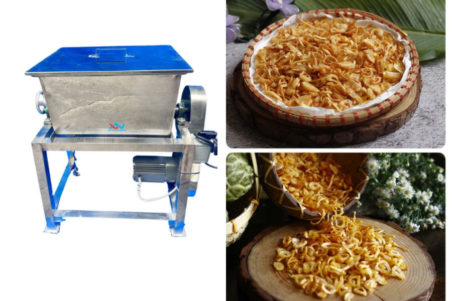 Máy Trộn Hành Phi Công Nghiệp - Giải Pháp Trộn Nhanh, Tiết Kiệm
