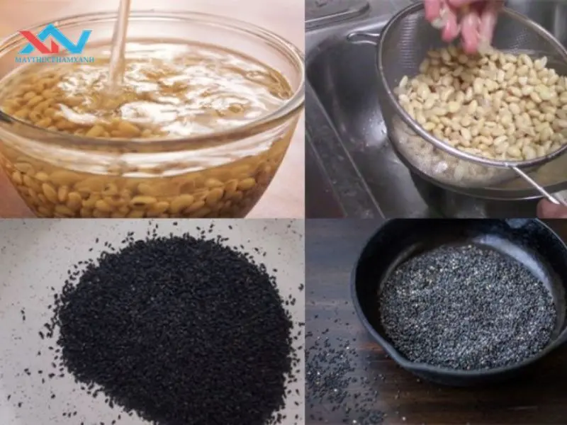 cách nấu sữa đậu nành mè đen