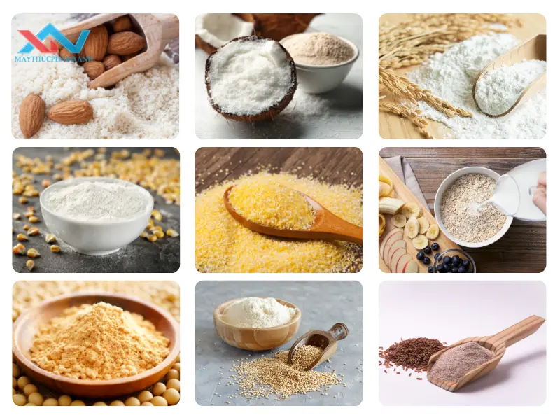 cách trộn bột không chứa gluten