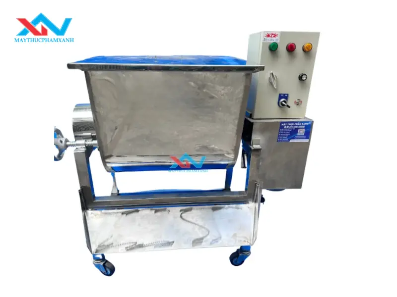 Máy trộn thịt nằm ngang có biến tần