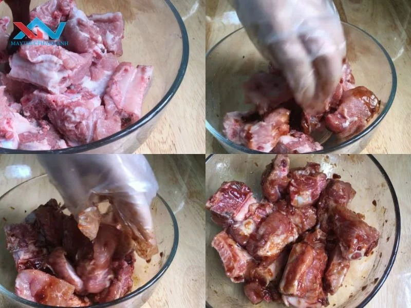 cách ướp sườn nướng không bị khô