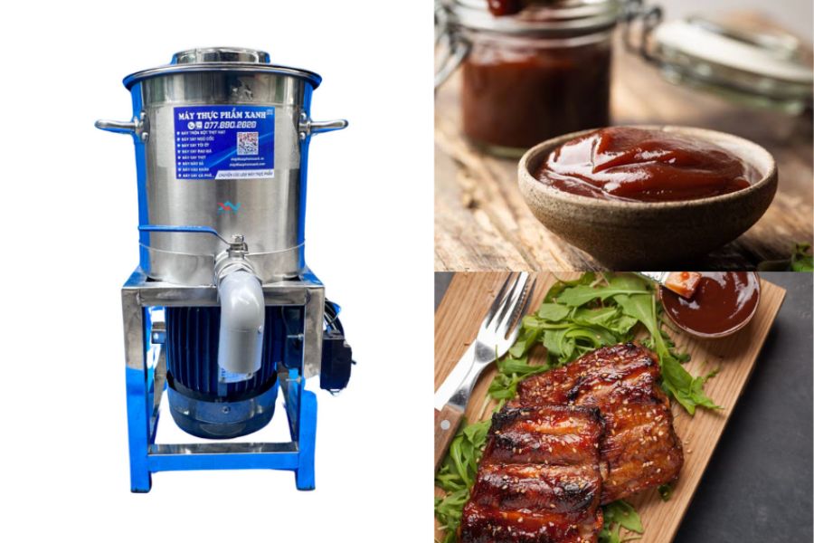 Máy Xay Sốt BBQ Công Nghiệp Inox 304 – Xay Nhuyễn Mịn, Giá Tốt