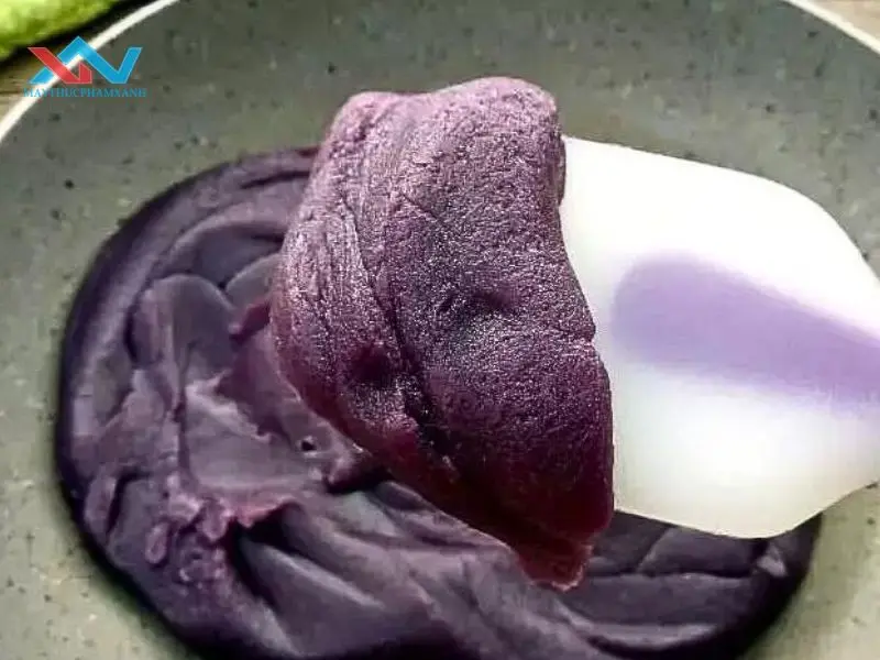 cách sên nhân đậu đỏ bánh trung thu