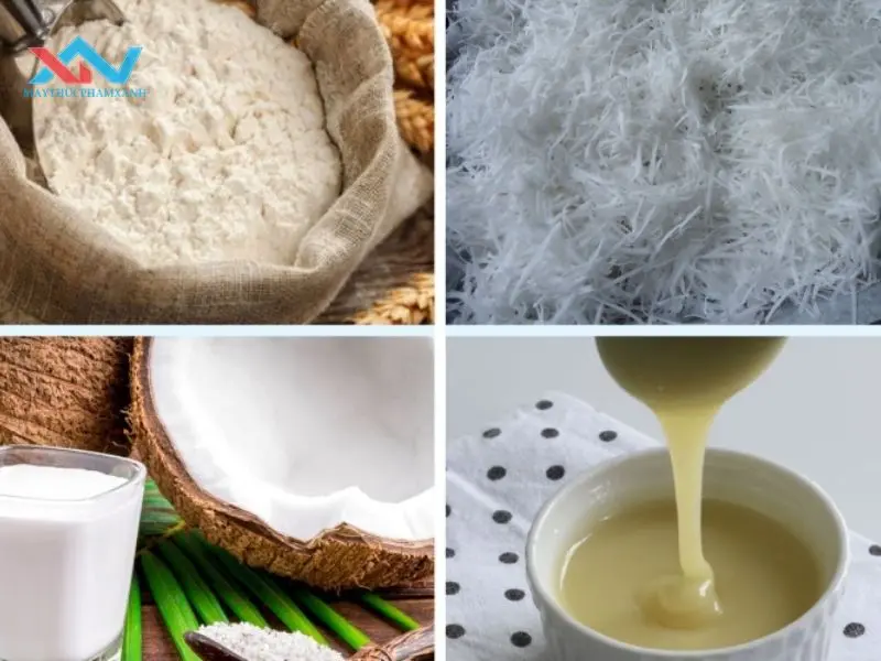 cách sên nhân sữa dừa