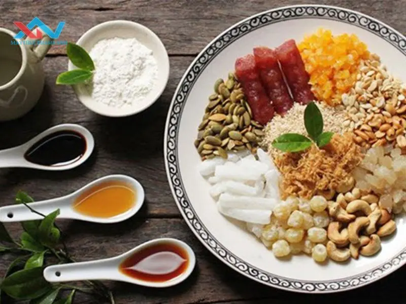 cách làm bánh trung thu thập cẩm gà quay