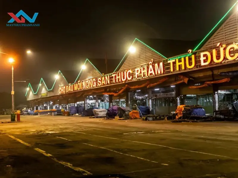 máy quết chả cá chợ đầu mối Thủ Đức