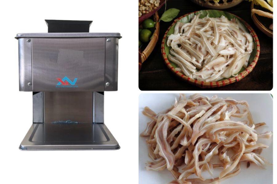 Máy Cắt Lỗ Tai Heo Chuyên Nghiệp - Thái Mỏng, Đều, Năng Suất Cao