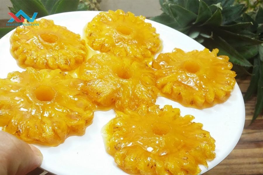 Cách Làm Mứt Thơm, Mứt Dứa Nguyên Miếng Hấp Dẫn Tại Nhà