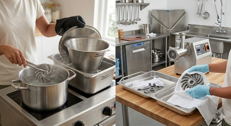 cách xay thịt nấu cháo dinh dưỡng