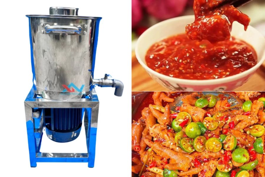 Máy Xay Sốt Thái Công Nghiệp Inox 304 - Giải Pháp Kinh Doanh