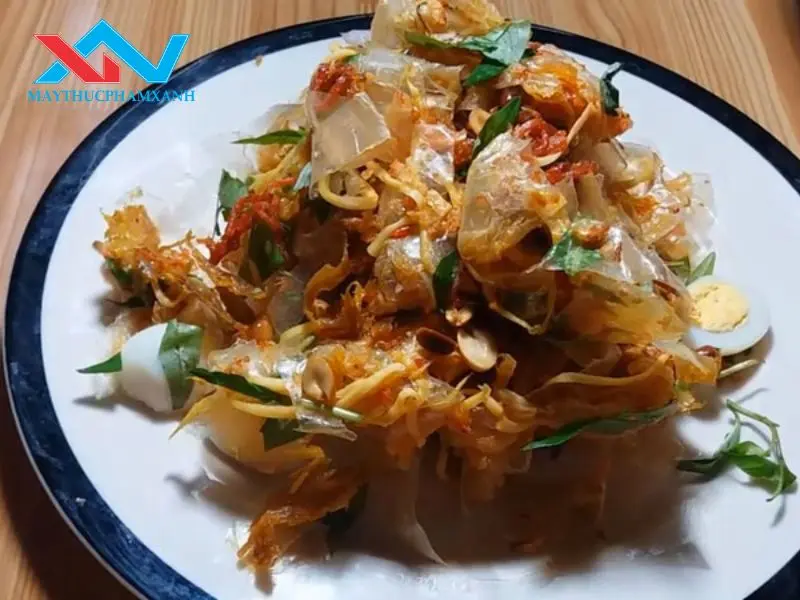 cách trộn bánh tráng không bị dính