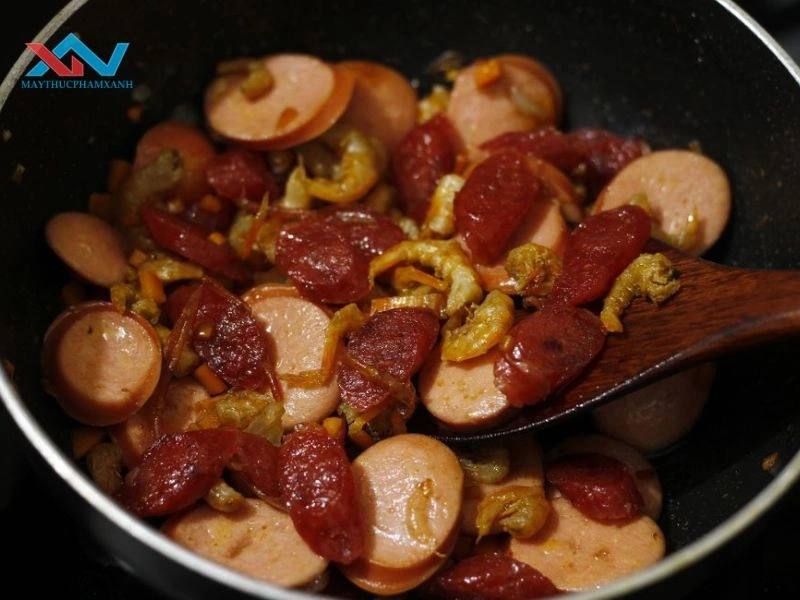 Chế biến phần nhân xôi