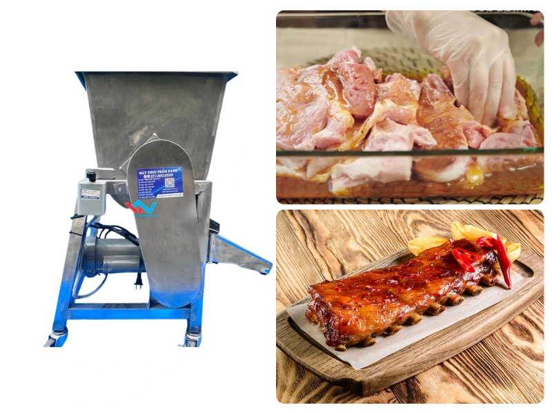 Lợi ích kinh tế khi sử dụng máy trộn sườn Máy Thực Phẩm Xanh