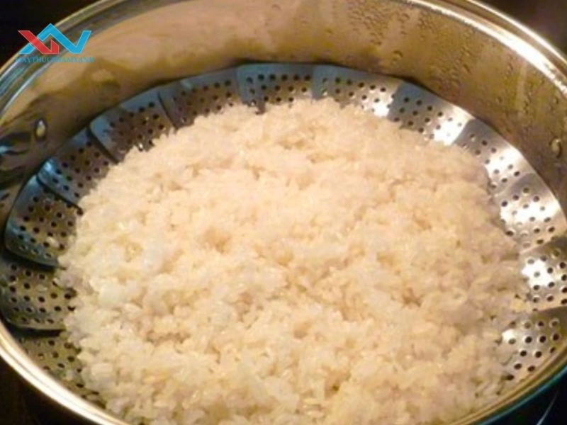 cách nấu xôi mặn của người hoa