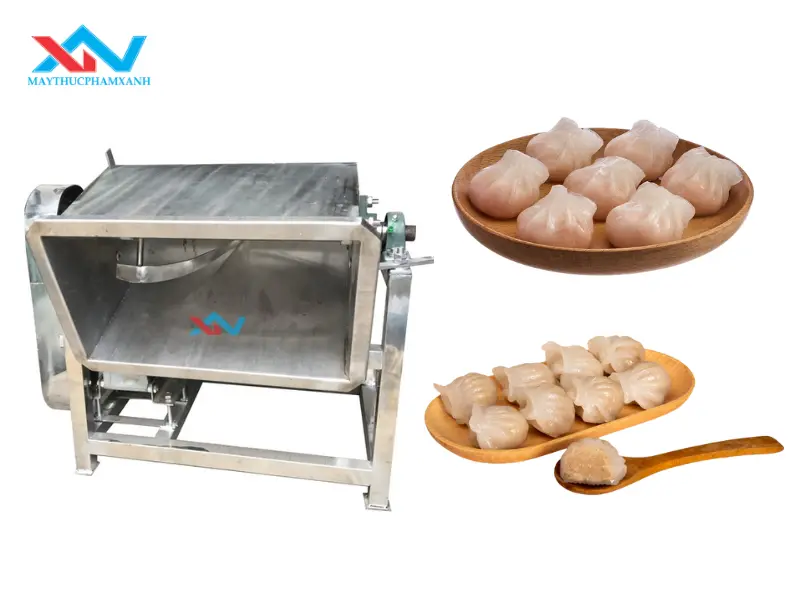 máy trộn thịt làm nhân há cảo