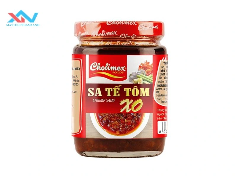 cách làm bánh tráng trộn sa tế tôm