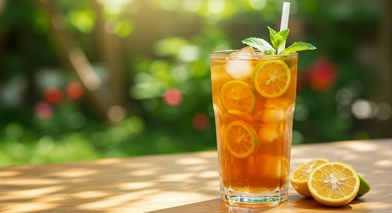 cách làm hồng trà sốt tắc