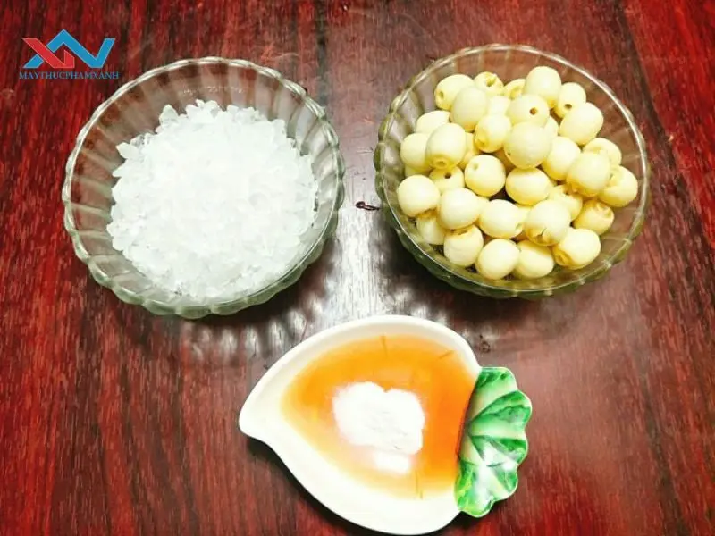 cách làm mứt hạt sen
