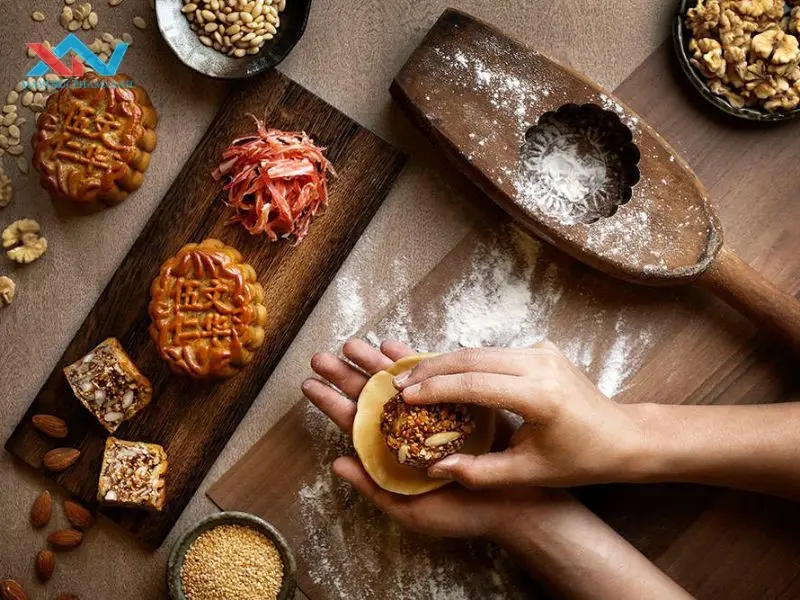Tỷ lệ vỏ và nhân bánh Trung thu