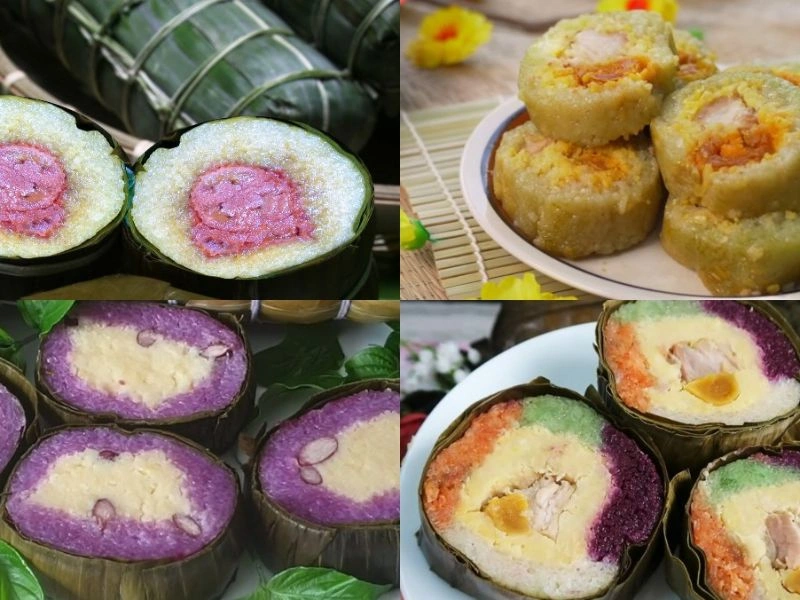 cách làm bánh tét chay