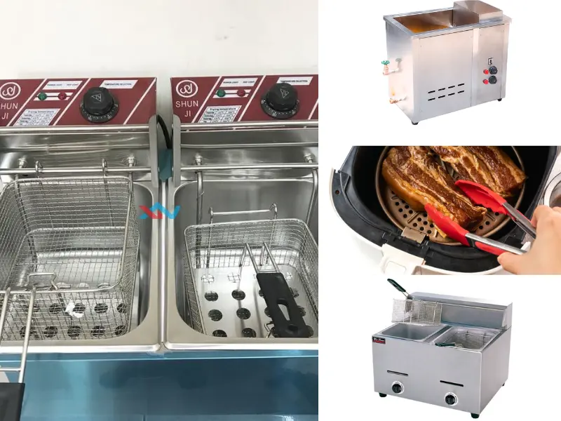 So sánh bếp chiên nhúng điện với các loại bếp khác