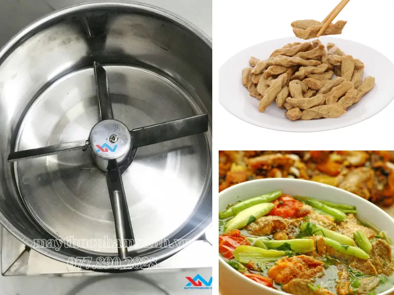 Máy quết chả cá thác lác mini 1kg