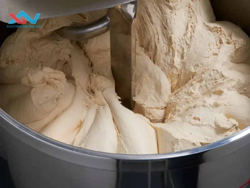 thời gian trộn bột bằng máy là bao lâu