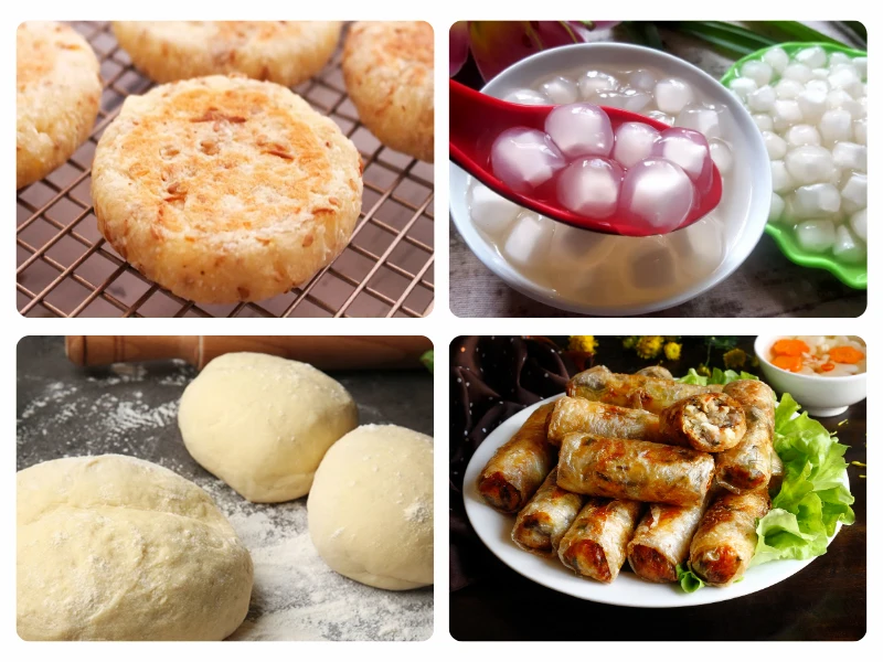 ứng dụng máy quết khoai mì