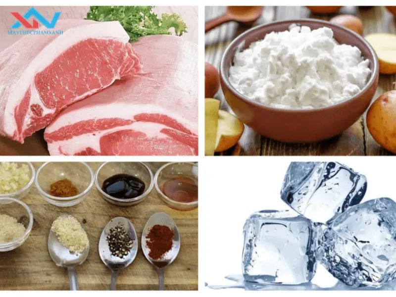 Nguyên liệu cần chuẩn bị khi làm giò sống