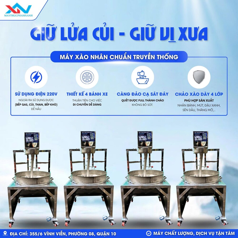 chảo xào nhân