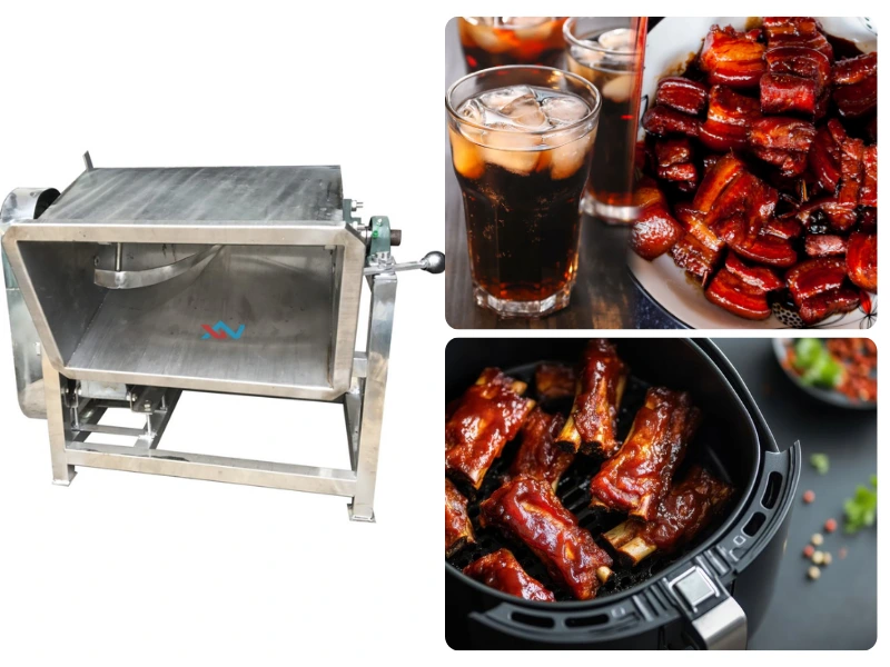 Tối ưu hóa quy trình tẩm ướp bằng máy trộn sườn công nghiệp Máy Thực Phẩm Xanh