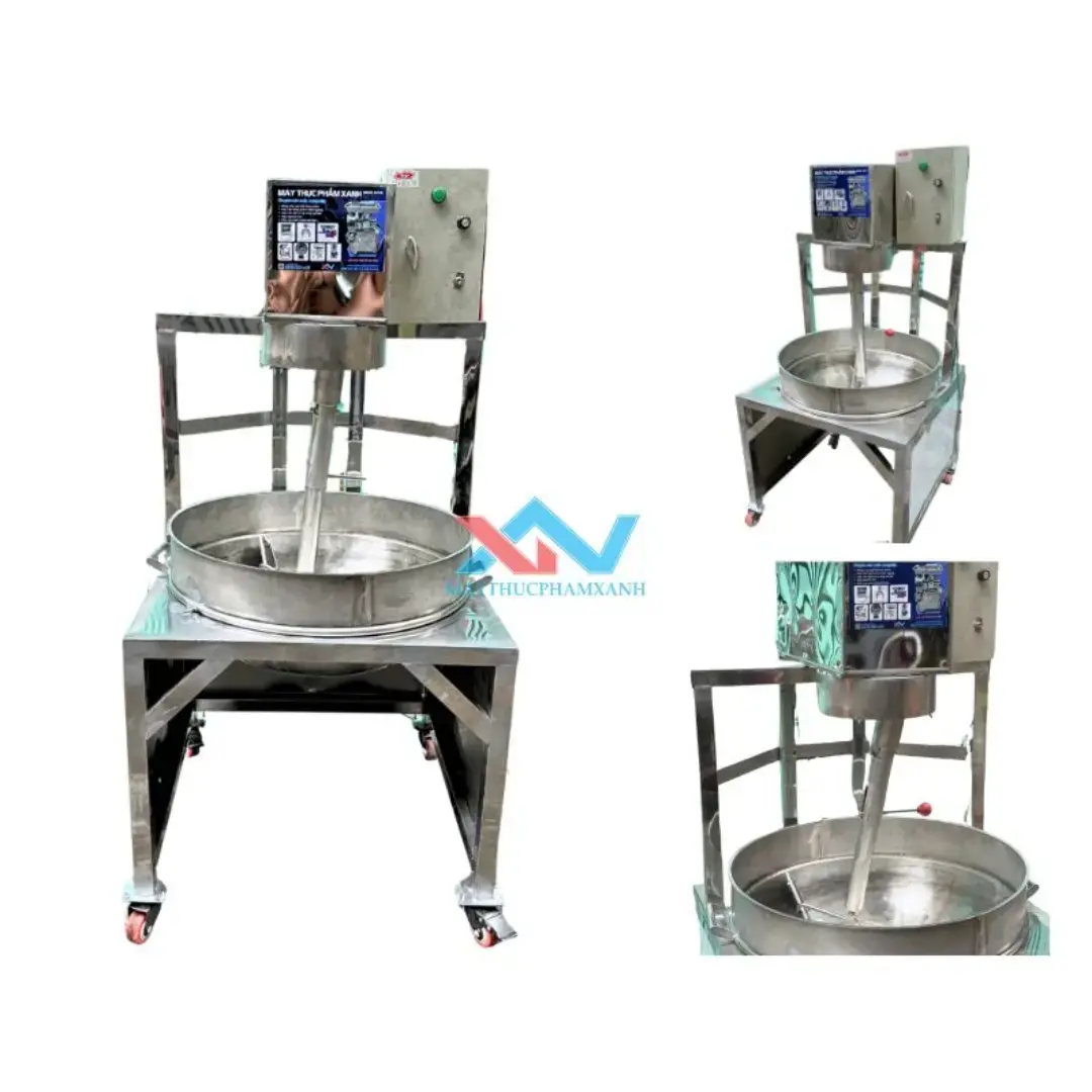 chảo xào nhân bánh giò