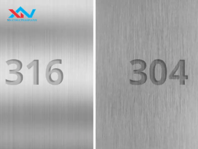 So sánh máy trộn thịt inox 304 và inox 316