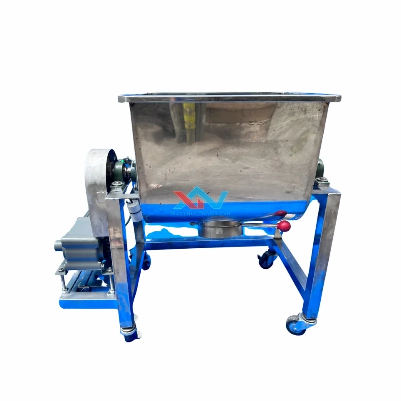 Máy trộn bột khô nằm ngang