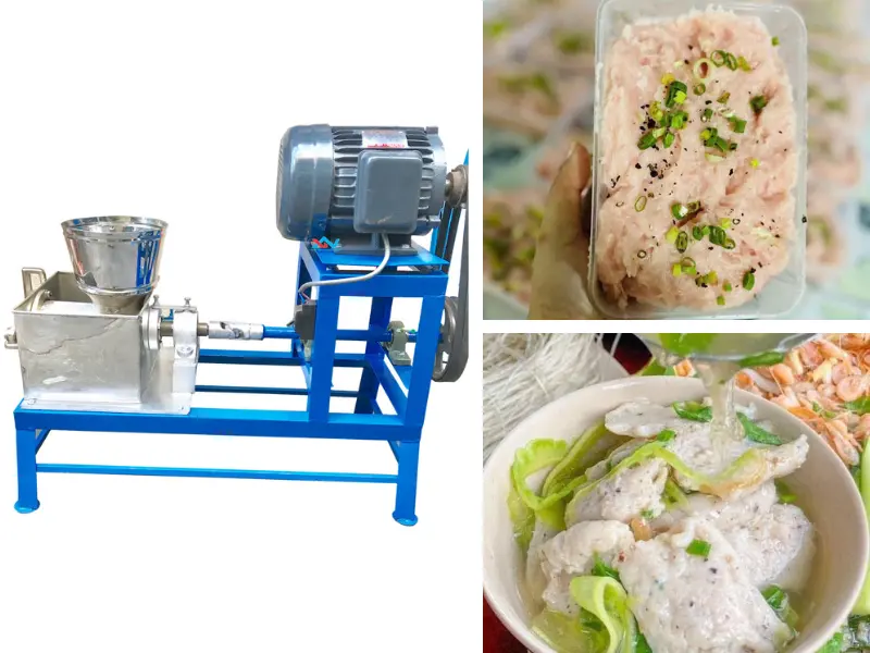 Máy quết bò viên công nghiệp