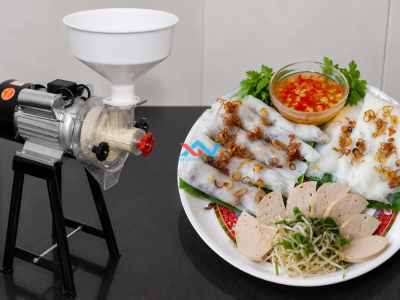 máy xay bột gạo làm bánh ướt máy xay bột gạo làm bánh ướt