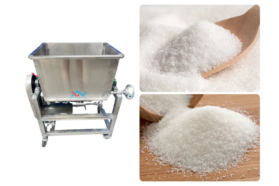 Máy Trộn Đường Công Nghiệp Inox 304 Giá Tốt Tại Xưởng