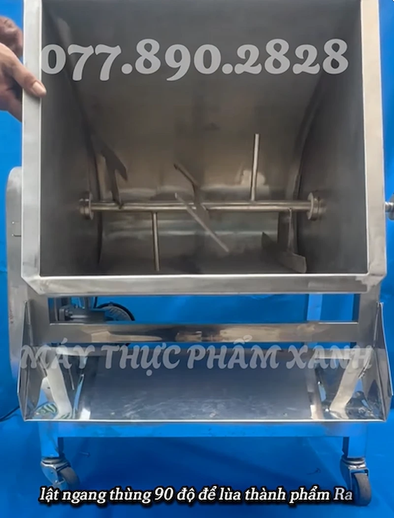 máy trộn thịt bị kẹt
