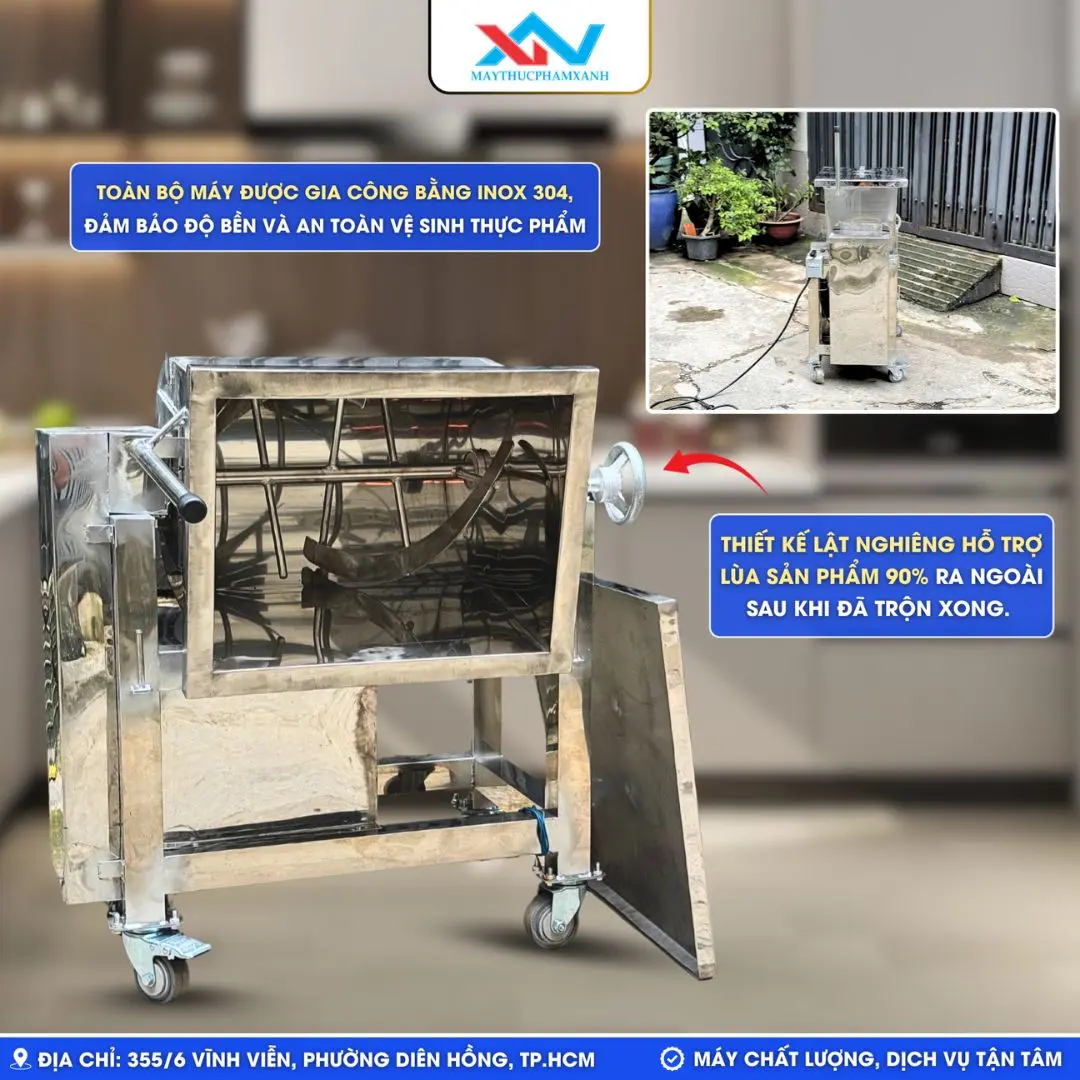Máy Thực Phẩm Xanh – Đối tác tin cậy cho giải pháp máy trộn nhân bánh trung thu