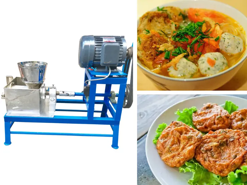 máy quết chả cá Kiên Giang