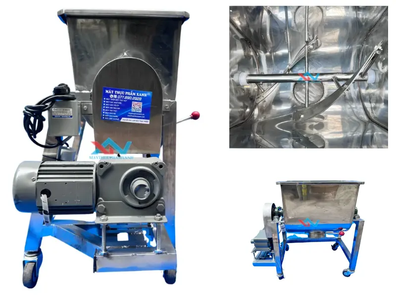 máy trộn bột khô và máy trộn bột ướt