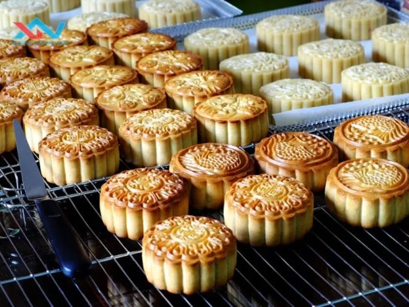 Nướng bánh trung thu Nướng bánh trung thu