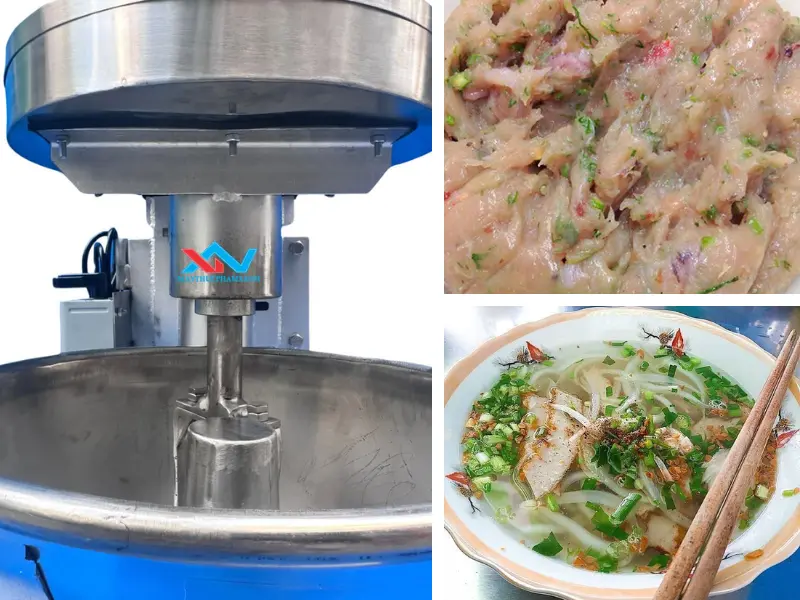 Máy Thực Phẩm Xanh - Đơn vị cung cấp máy quết chả cá giá tốt