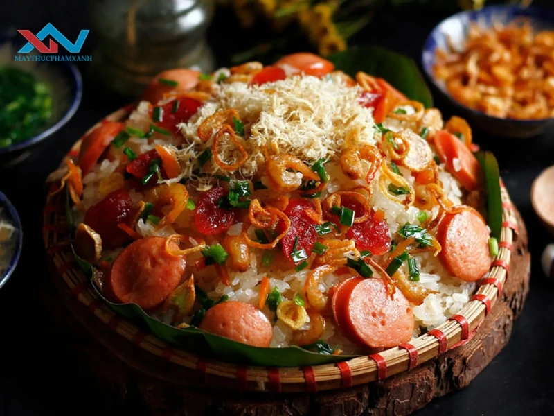 cách nấu xôi mặn